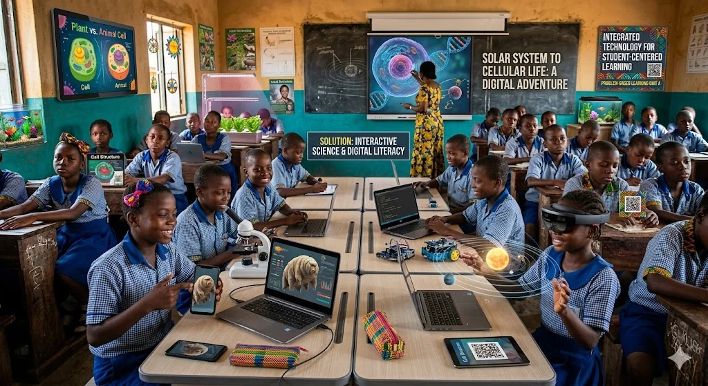 Students learning together
